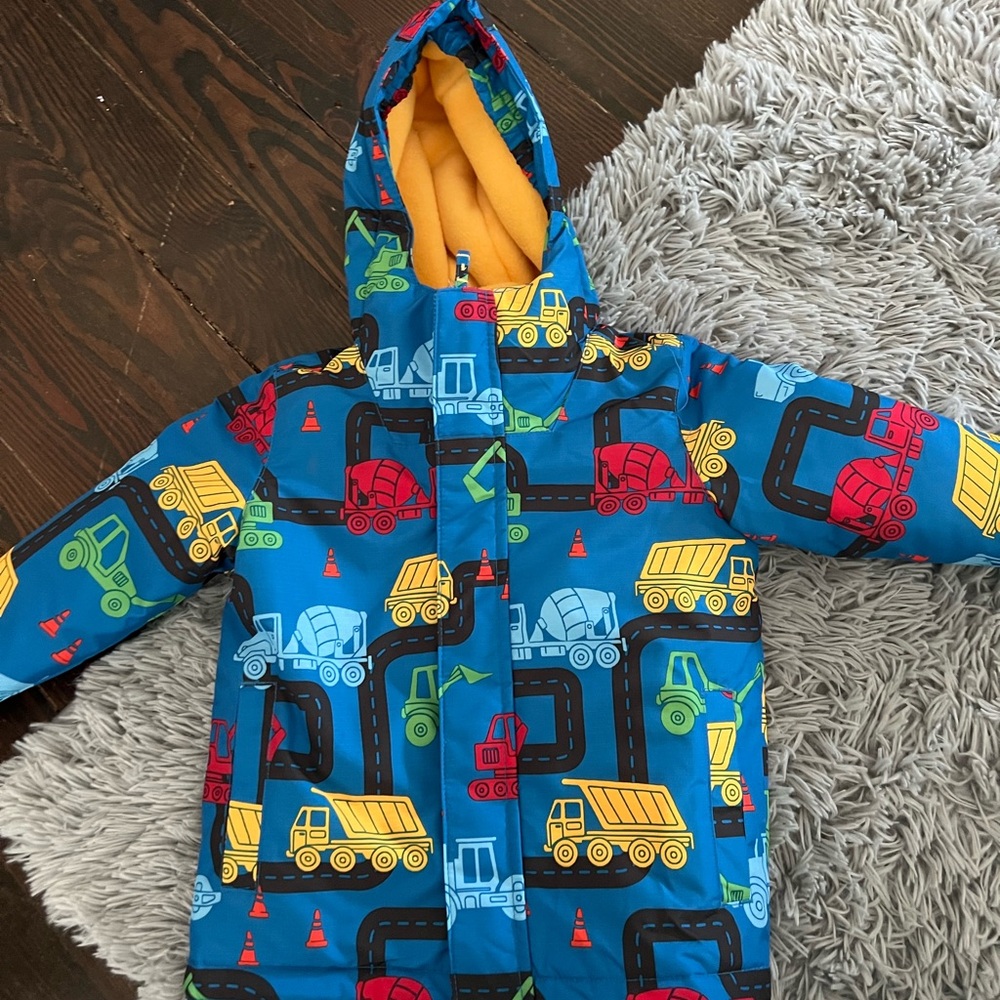 The Children's Place Blue Construction Vehicle Jacket